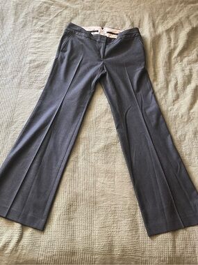 LOFT Marisa Gray Houndstooth Trousers